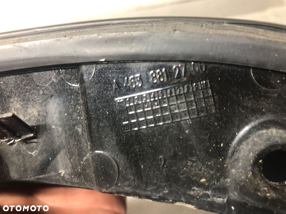 MERCEDES G W463 LEWA TYLNA LISTWA BŁOTNIKA A4638812700 - 3
