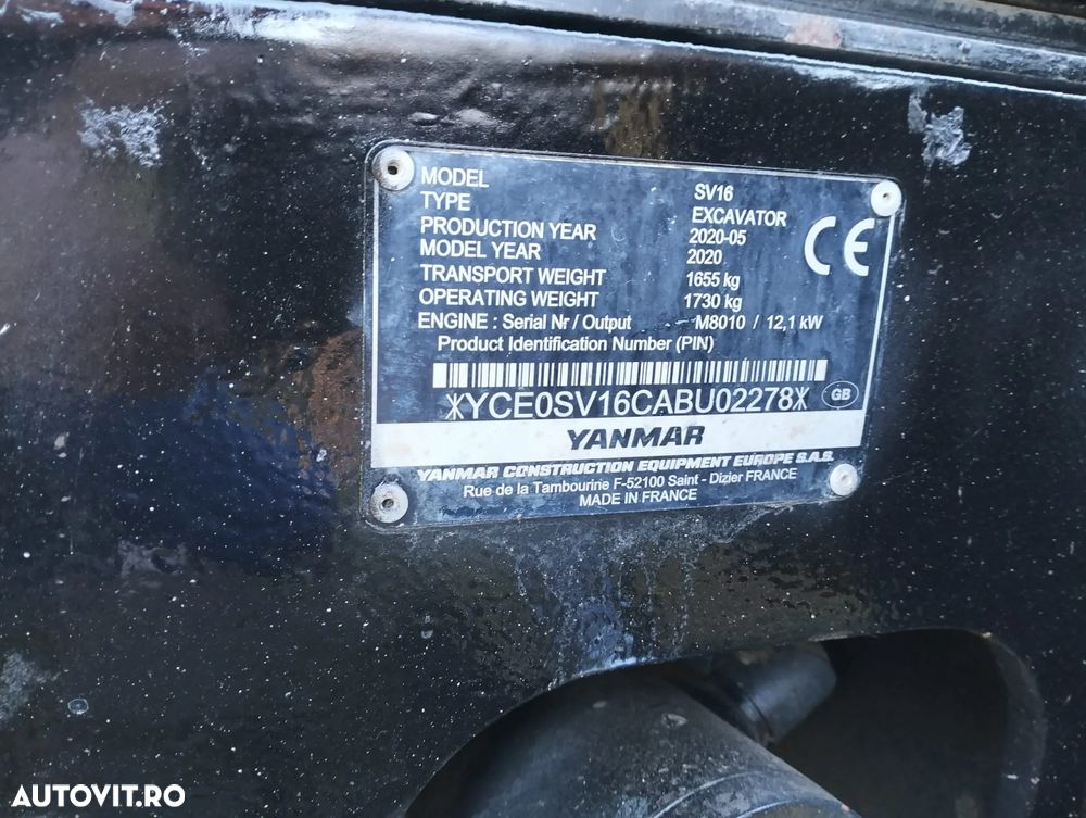 Yanmar SV16 - 6