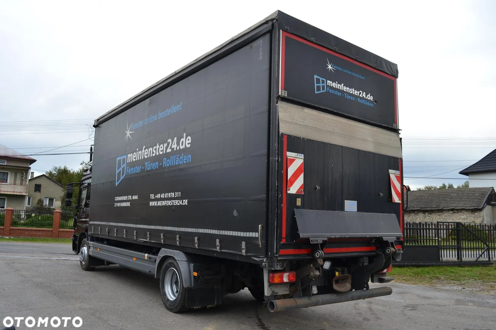 Mercedes-Benz Atego 1530 Firana Firanka dwustronna Winda 1500 kg Zsuwany dach - 4
