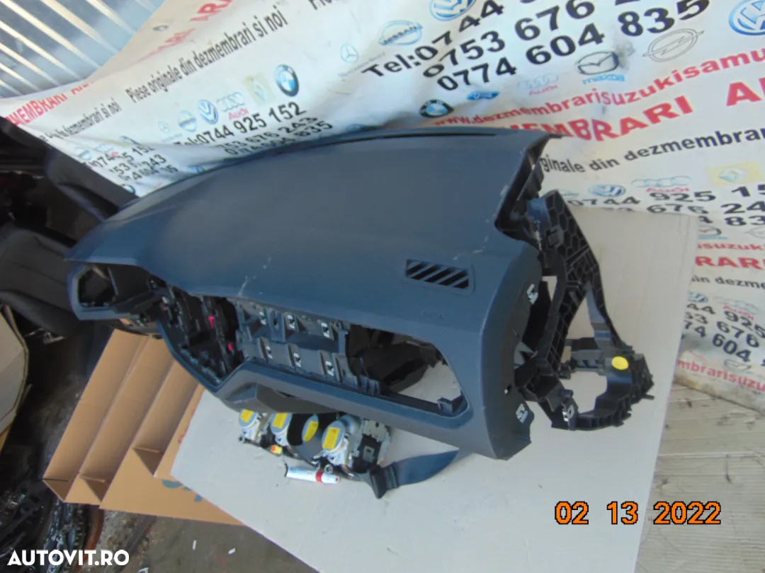 Plansa Bord VW t-Roc 2016 prezent airbag sofer pasager centuri fata stanga dreapta - 6