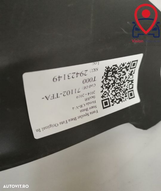 Fusta Spoiler Bara Fata Original In Stare Buna Honda CR-V 4 (facelift) - 7