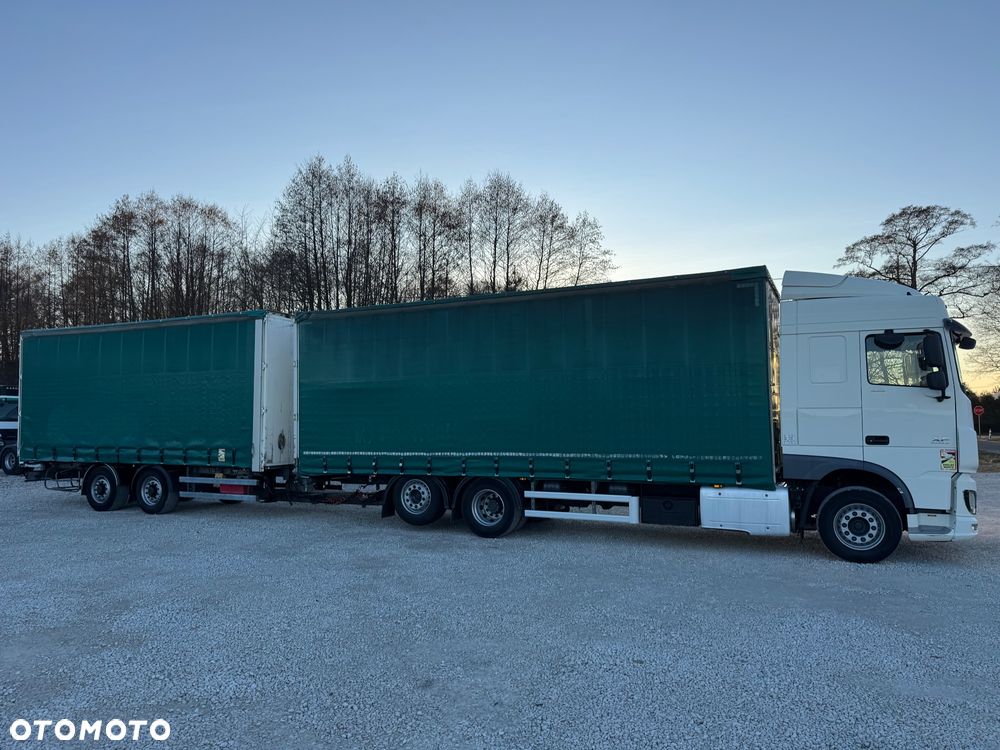 DAF XF 460 6X2 Euro 6 Zestaw Z Przyczepą 38 Palet Przejazdowy Dach Zsuwany - 4
