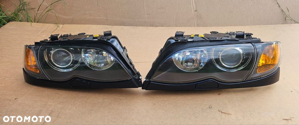 Reflektor lampa przód przednia prawa lewa BMW E46 LCI LIFT Xenon Eu - 1