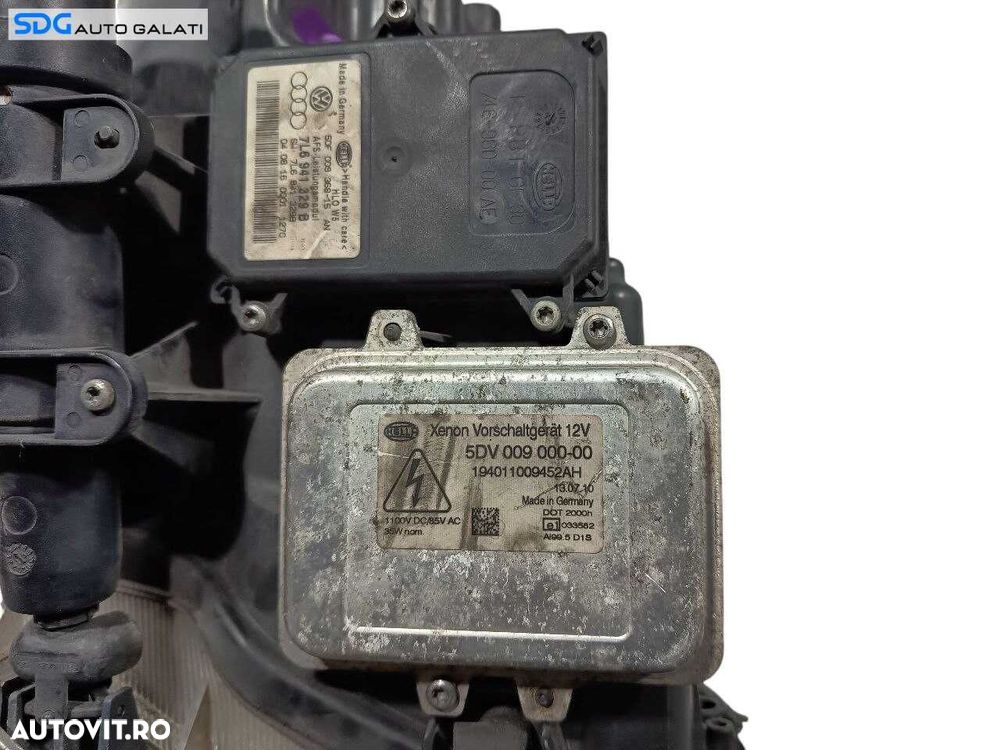 Far Stanga Xenon Skoda Superb 2 2008 - 2015 Cod 3T2941017E 5DV009000-00 7L6941329B (Ureche Laterala si Inferioara Lipsa) [L7040] - 8