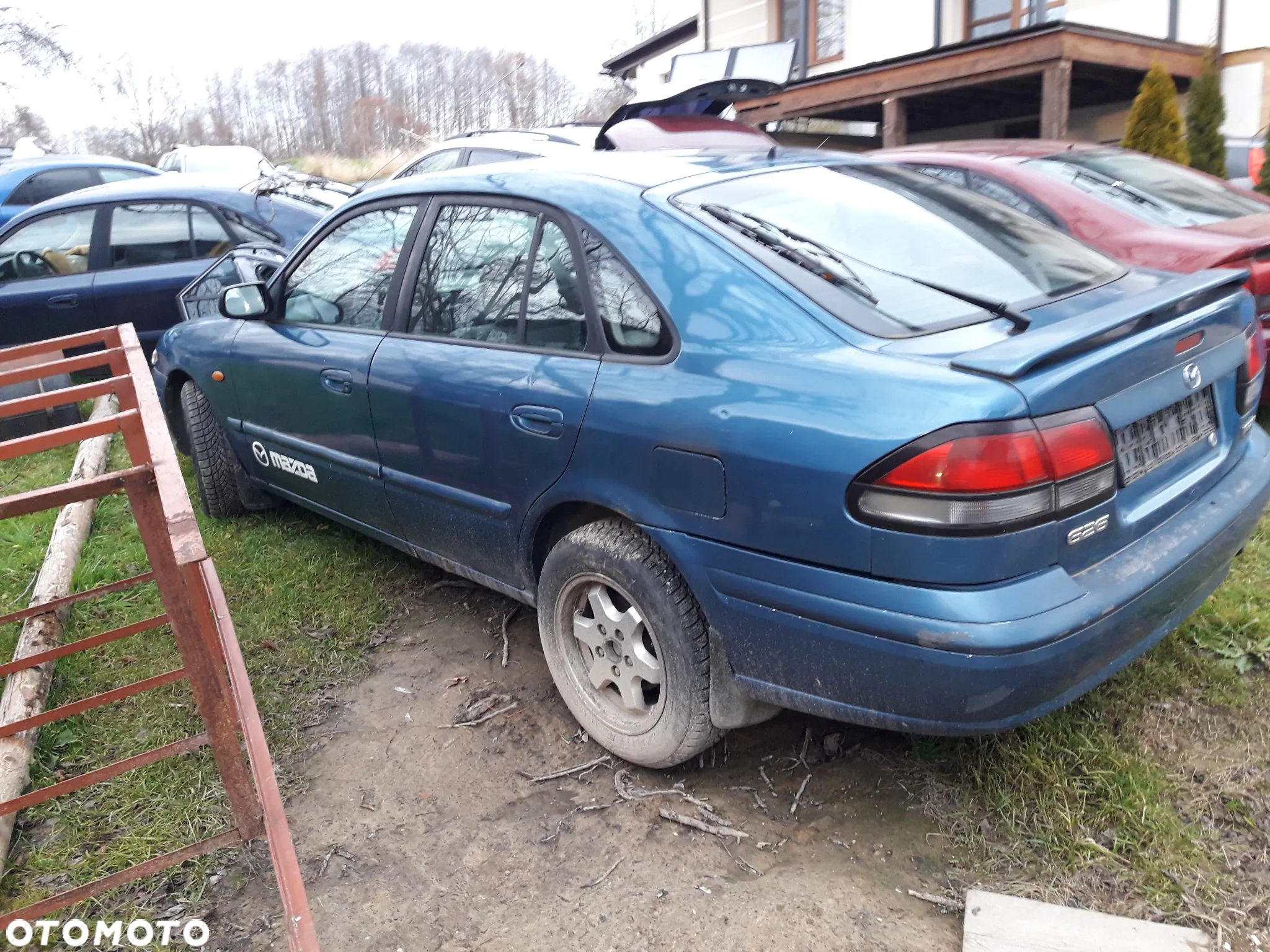 Mazda 626 GF 97-02 błotnik przedni przód Prawy Lewy w lampa szyba  kolor - 3