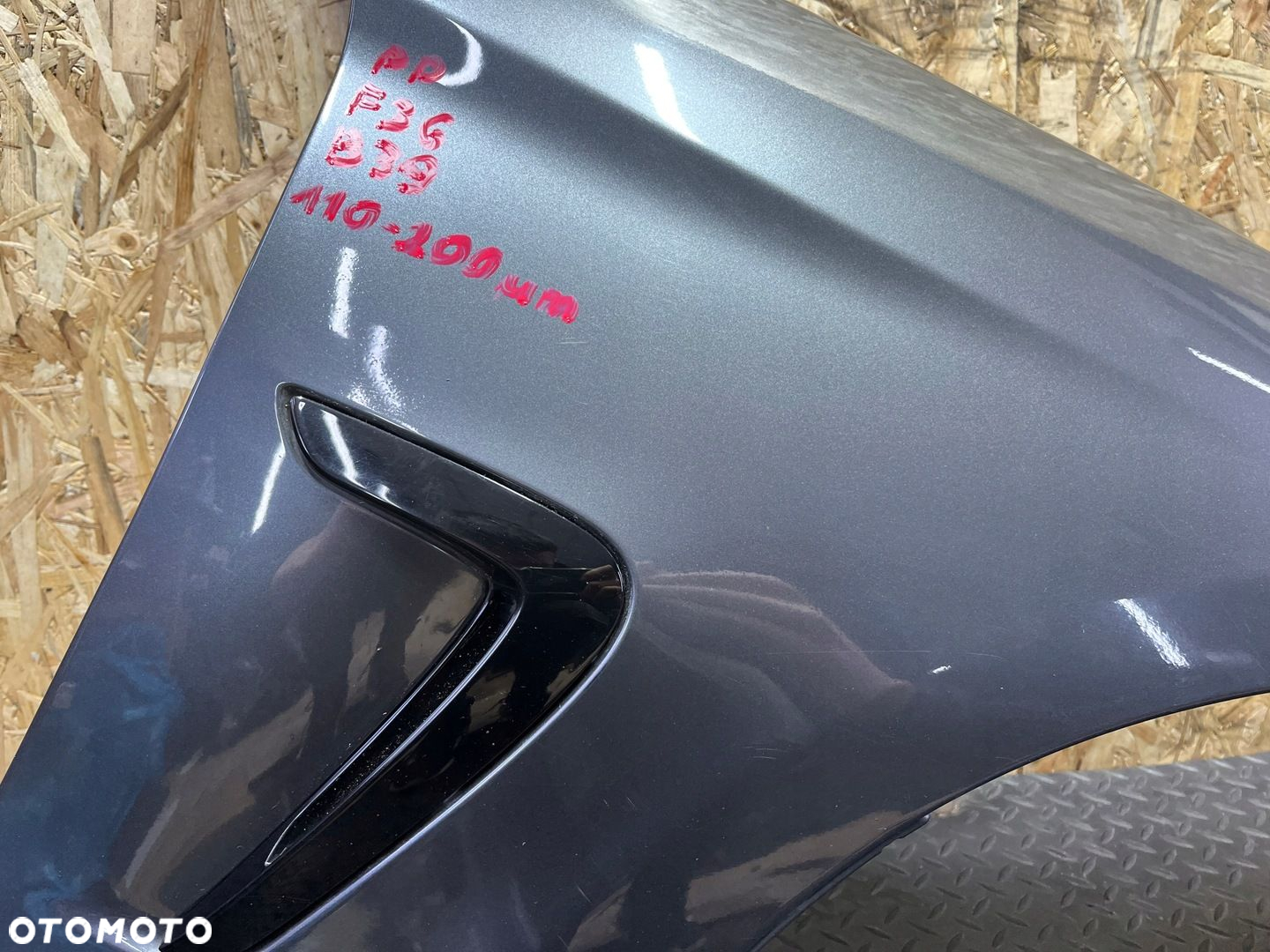 BŁOTNIK PRAWY PRZÓD BMW F32 F36 PRZED LIFTEM B39 MINERALGRAU - 3