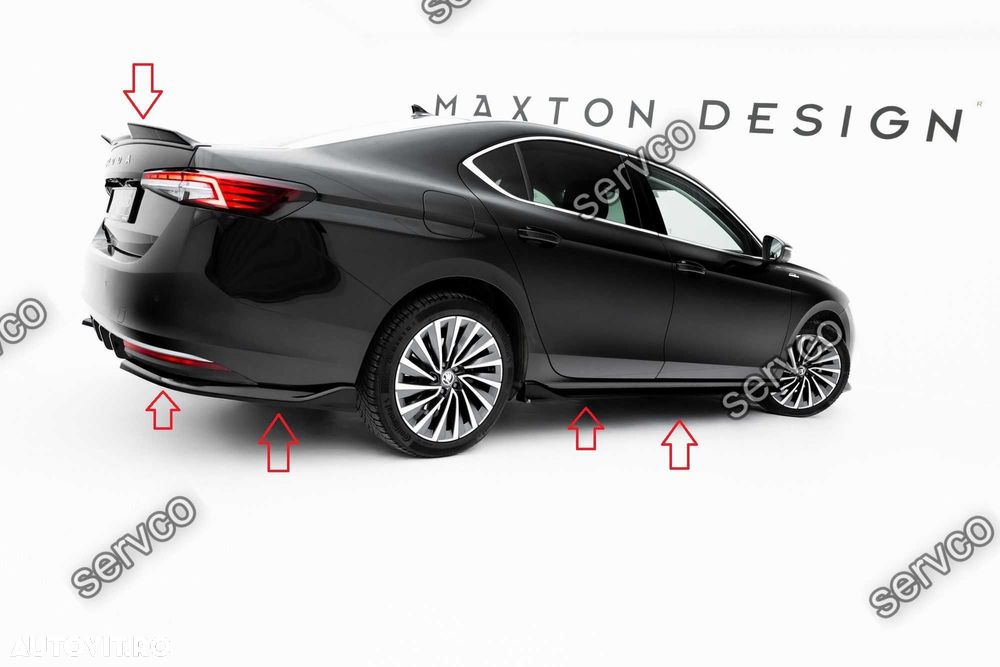 Pachet Body kit tuning Skoda Superb Sedan Mk4 2024- v4 - Maxton Design - 3