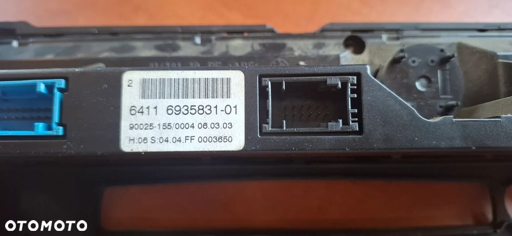 BMW E60 E61 LIFT PANEL NAWIEWU KLIMATYZACJI RAMKA PANELU KOMPLET - 3