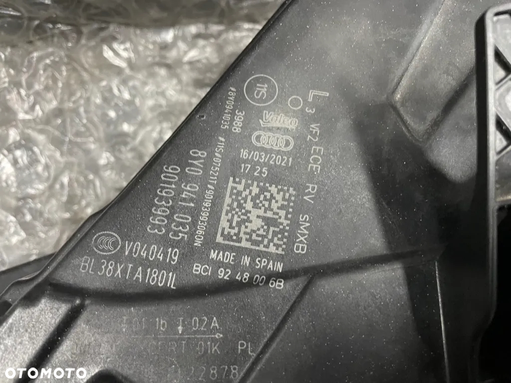 LAMPA LEWA PRZÓD PRZEDNIA FULL LED AUDI A3 8Y0 8Y0941035 - 7