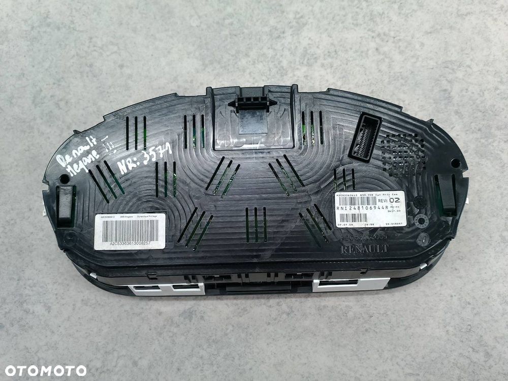LICZNIK RENAULT MEGANE III 248106944R A2C53363613 A2C53258659 1.6 16V - 5