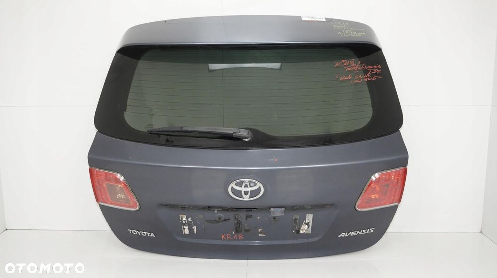 KLAPA BAGAŻNIKA TYŁ TOYOTA AVENSIS T27 09-11R KOMBI 8U5 - 1