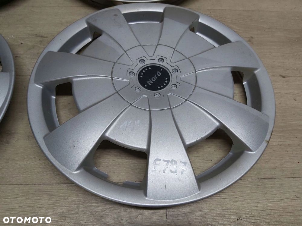 Kołpak komplet 4szt 14 cali Toyota Opel Fiat Renault Skoda VW Suzuki Ford - 2