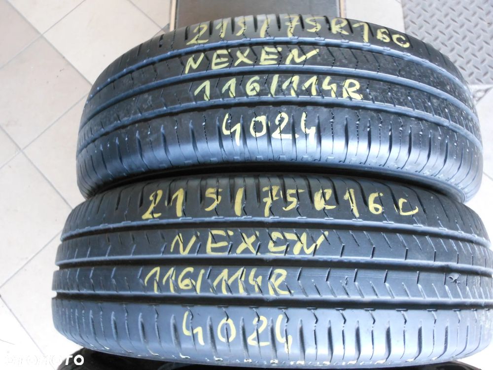 opony 215/75r16c nexen roadian ctx 2x8,5mm 2x7,5mm lato komplet - 3