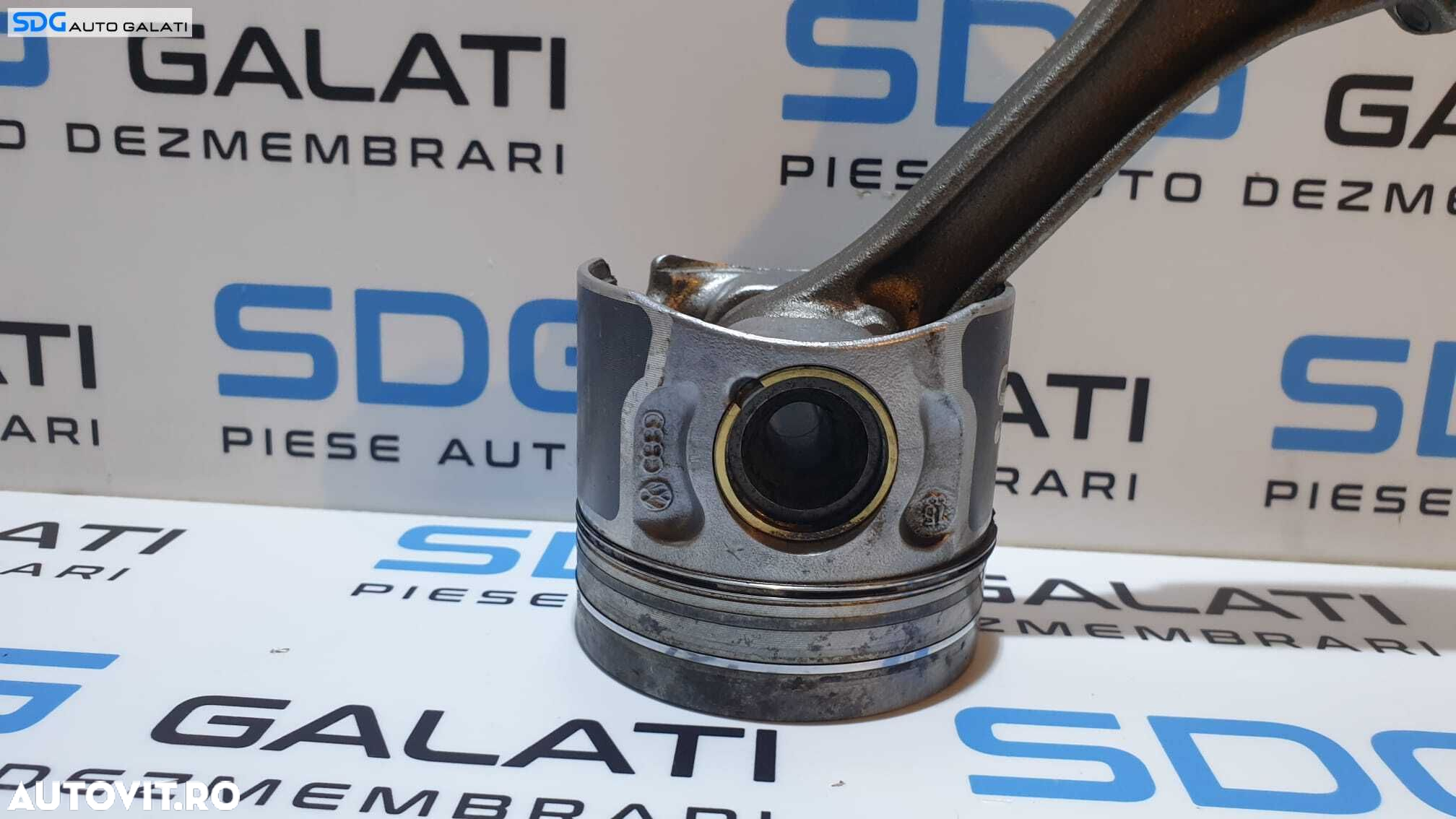Piston Pistoane Complete cu Biela Skoda Superb 2 1.9 TDI BLS 2008 - 2015 Cod 038G - 3