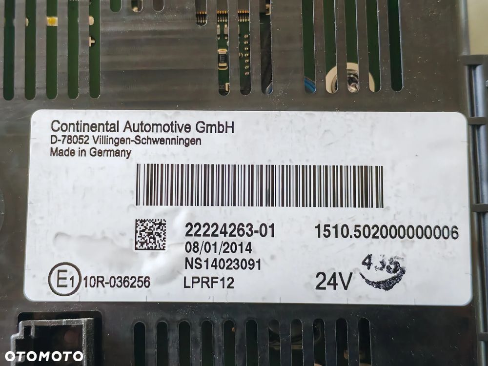 PANEL WYŚWIETLACZ RENAULT RANGE GAMA T C K 22224263 - 3