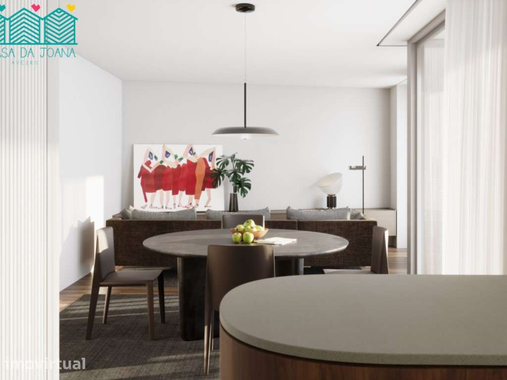 Apartamento T2 com lugares de garagem em São Bernardo - Grande imagem: 3/7