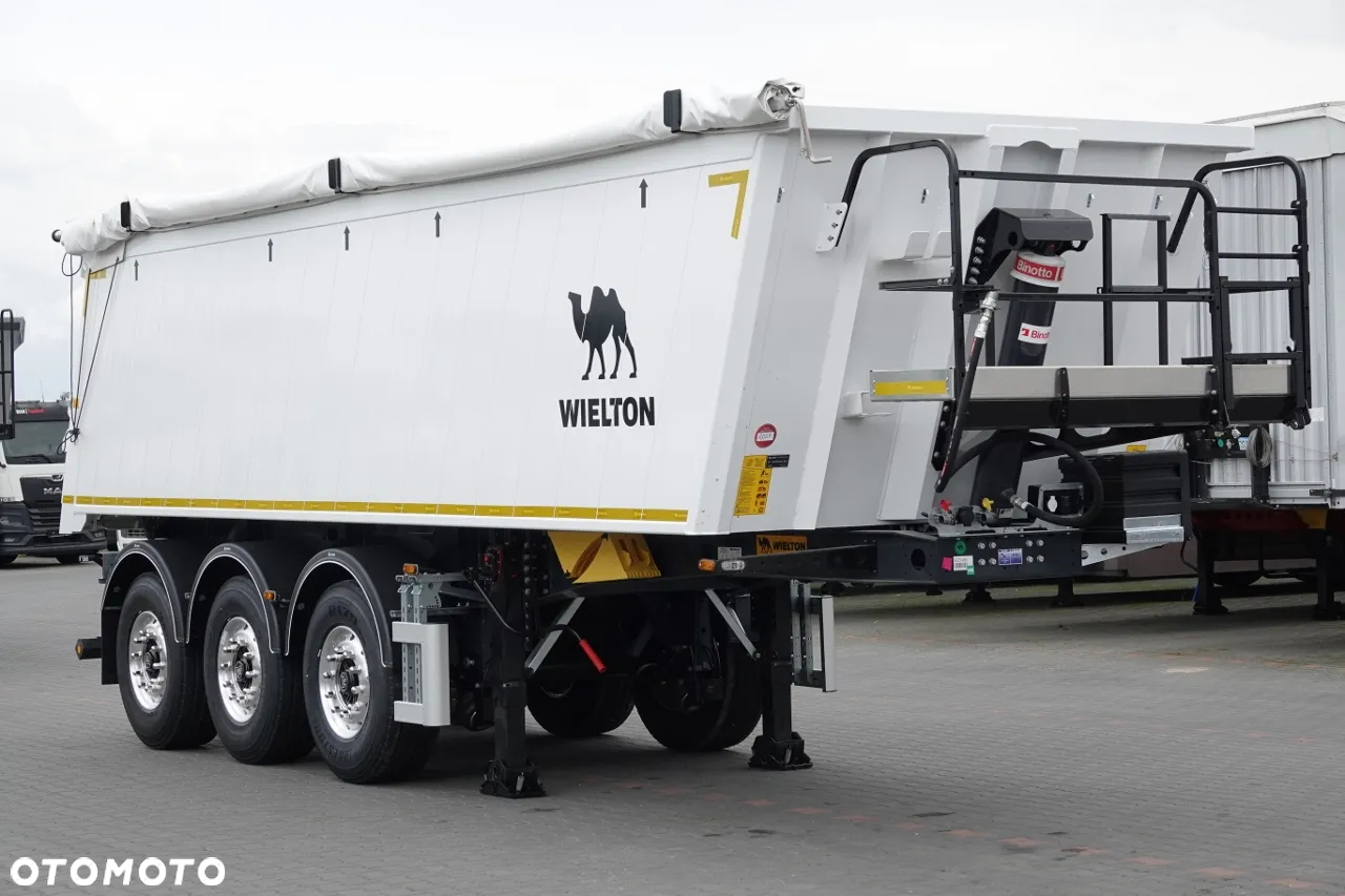 Wielton WYWROTKA ALUMINIOWA 30 M3 / FABRYCZNIE NOWA 2025 ROK / ALUFELGI / BOGATE WYPOSAŻENIE / OŚ PODNOSZONA / SAF /  DOSTĘPNA OD RĘKI - 2