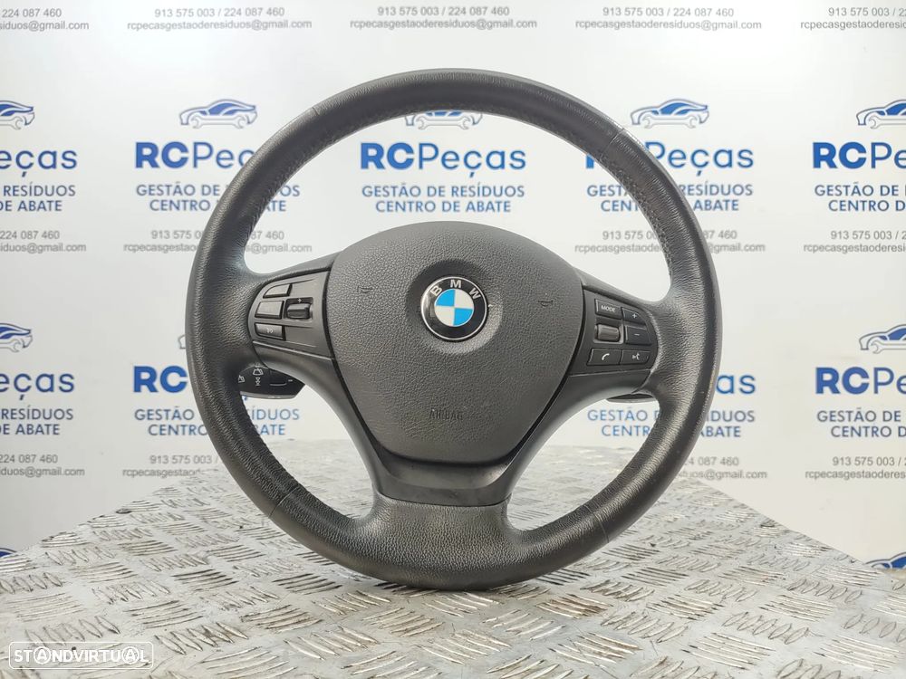 Volante Multifunções Comandos Original BMW Serie 1 2 3 4 Pele - 5