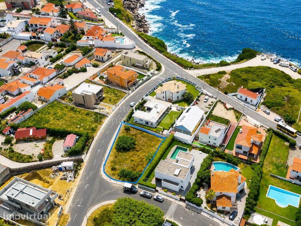 Terreno exclusivo com vista mar para moradia em Sintra - Grande imagem: 3/34