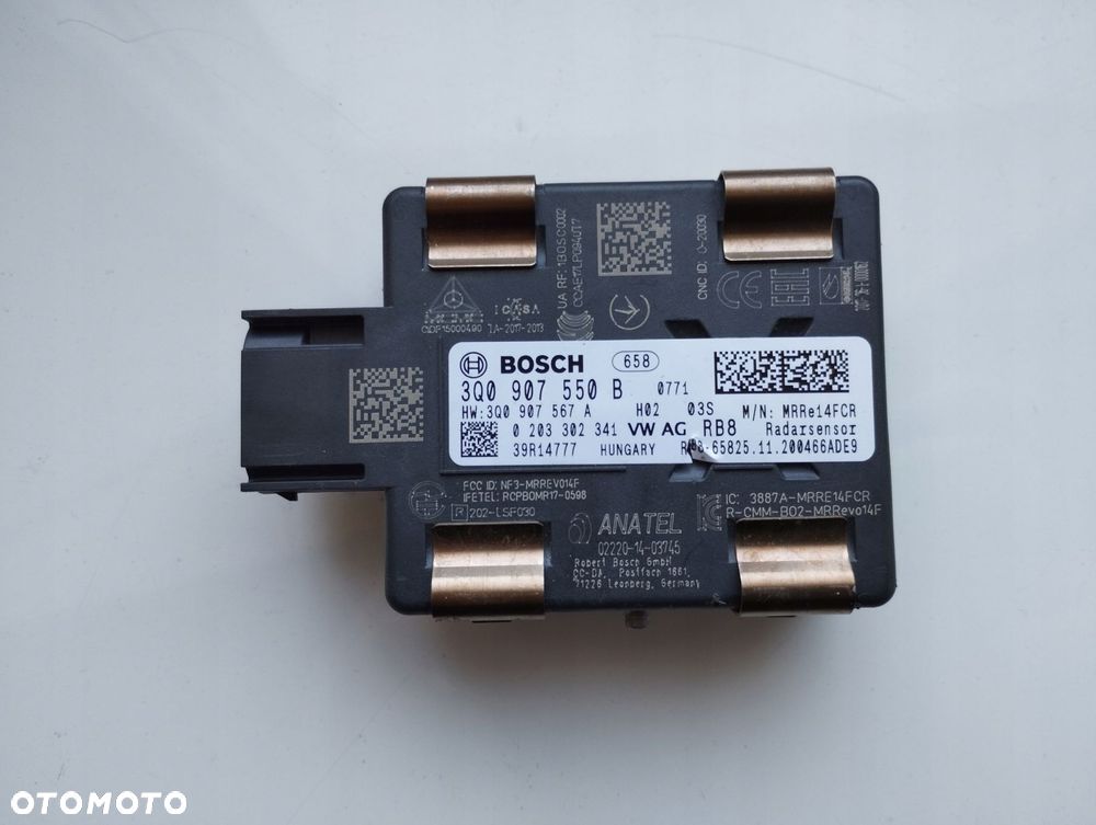 radar moduł sensor vw audi skoda seat 3q0907550b - 1