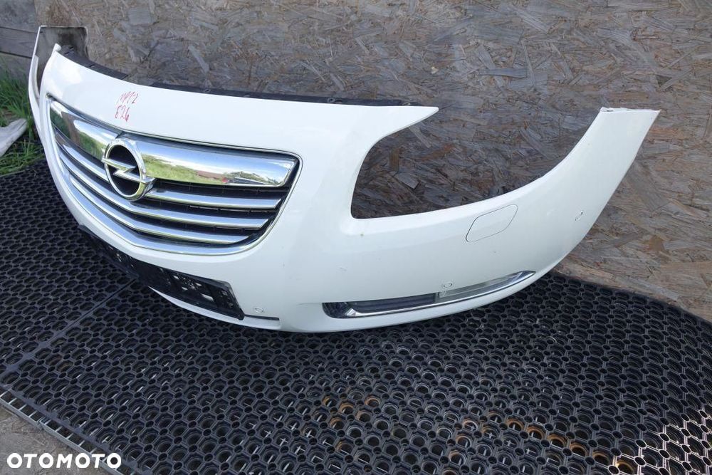 ZDERZAK PRZÓD PRZEDNI KPL BIAŁY OPEL INSIGNIA A KSENON SPRYSKI 10- Z40R . - 2