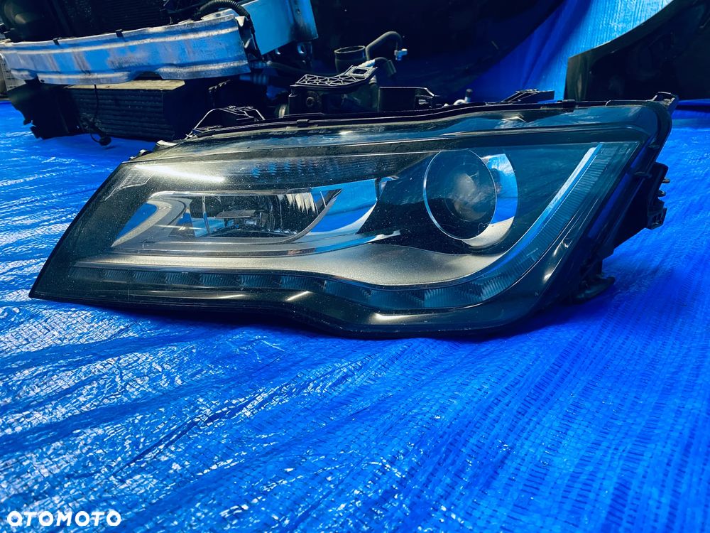 PRZÓD KOMPLETNY AUDI A7 C7 4G S-LINE 3.0 TDI CZARNY LY9B MASKA ZDERZAK BŁOTNIKI LAMPY BI XENON LED PAS PRZEDNI CHŁODNICE KOMPLET LAKIER LY9B ORYGINAŁ - 11