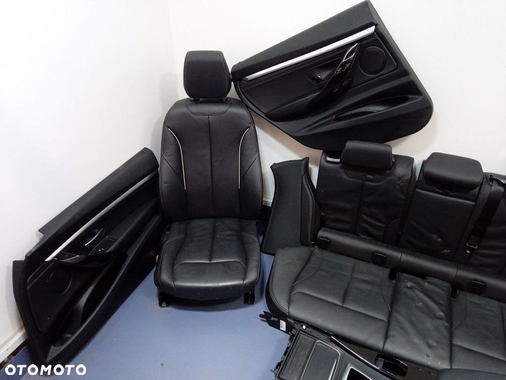 BMW 3 GT F34 FOTELE KANAPA BOCZKI KOMPLET DAKOTA SCHWARZ LCL8 - 3