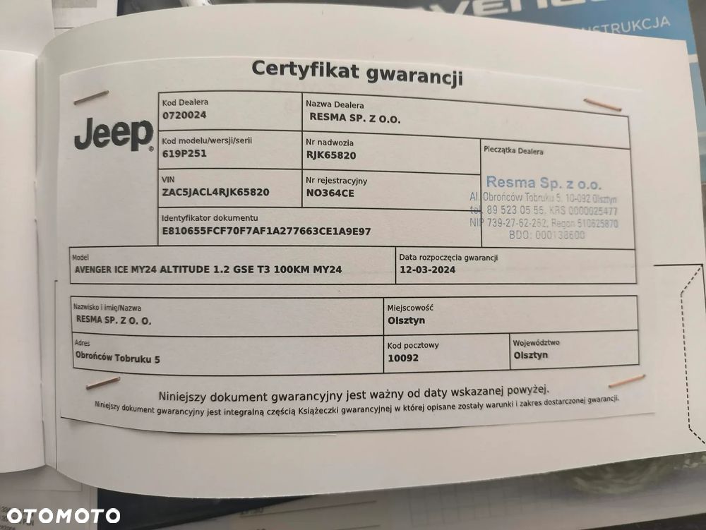 Jeep Avenger 1.2 GSE T3 Altitude FWD - 19