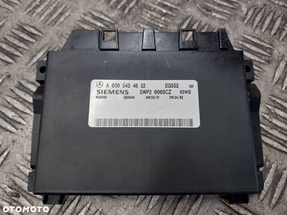 KOMPUTER STEROWNIK SKRZYNI MERCEDES-BENZ W163 ML 0305454632 - 1