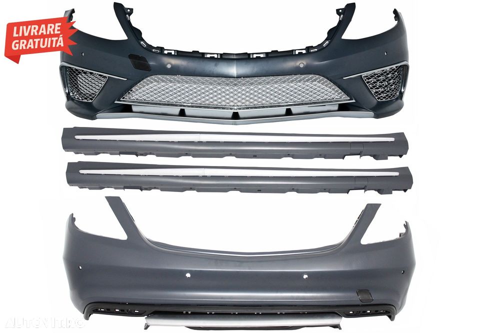 Pachet Exterior Mercedes S-Class W222 (2013-06.2017) S65 Design- livrare gratuita - 1