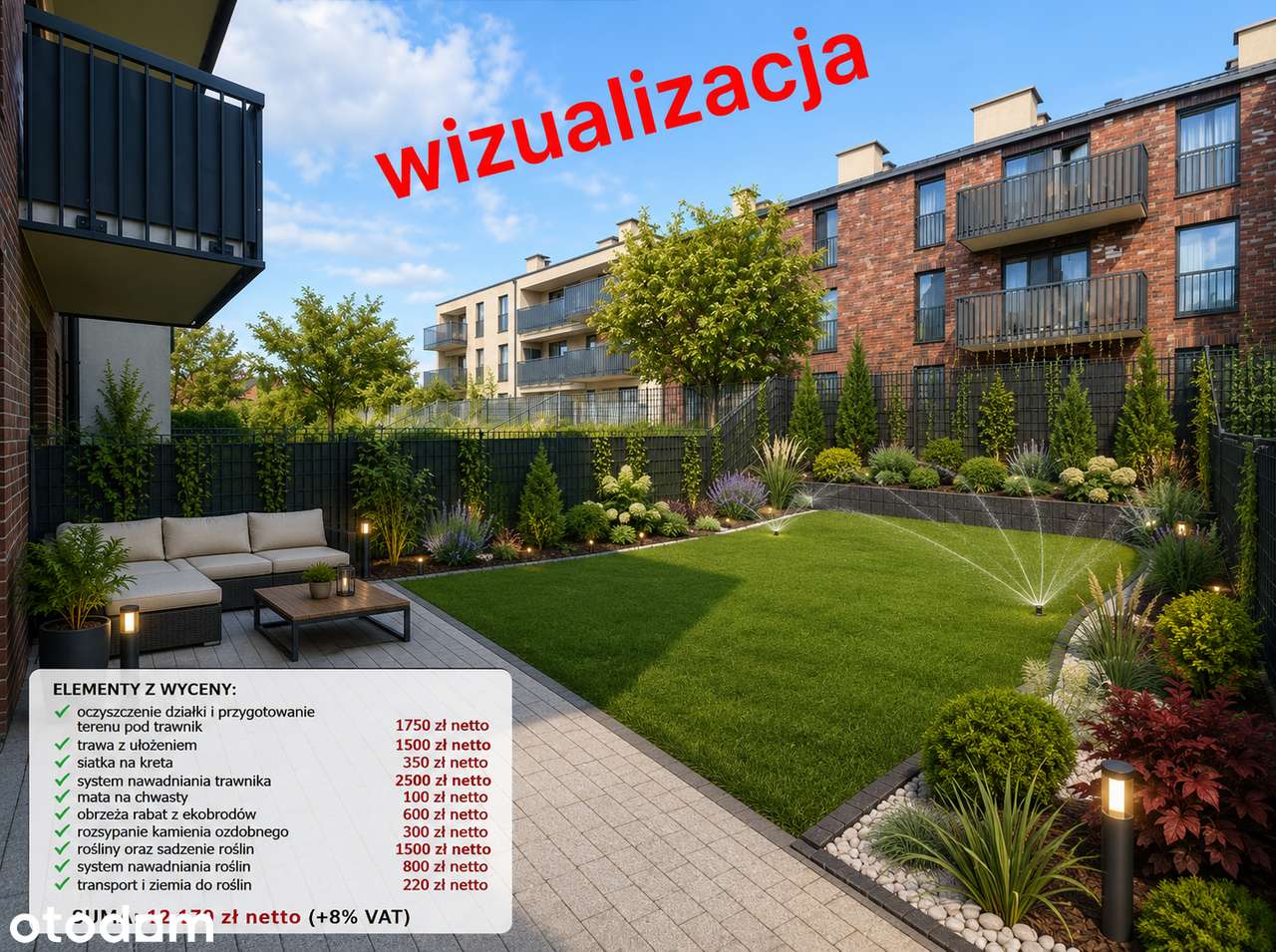Apartament z ogródkiem 48m2 , Szczecin Północ Warszewo (BEZPOŚREDNIO)