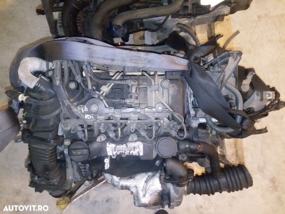 Motor 1.6 tdci G8DA Ford pompa inalte injectoare cutie viteze turbo - 1