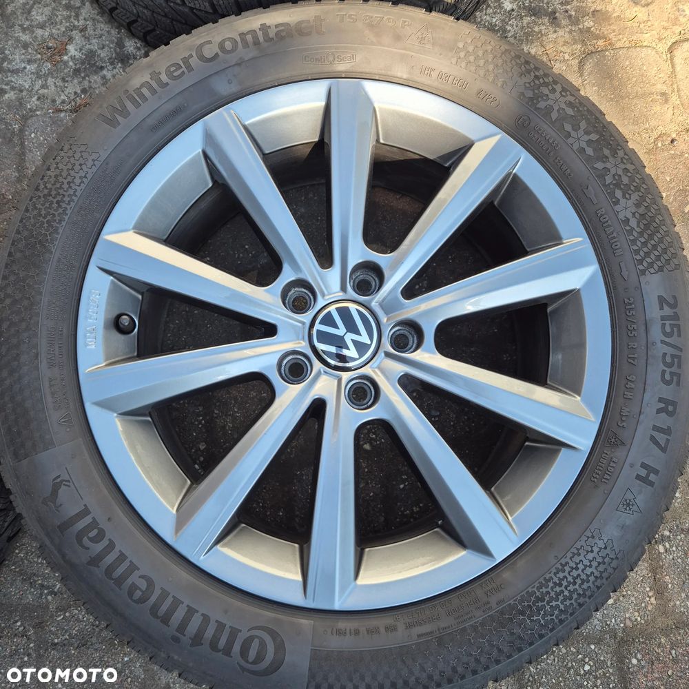 ZIMA KOŁA 215/55 R17 W PASSAT TOURAN SHARAN T-ROC SUPERB OCTAVIA KAROQ YETI - 3