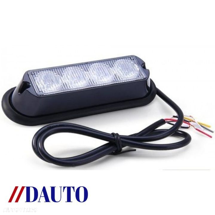Stroboscop Profi, Lampa Speciala De Avertizare, Carcasa Aluminiu, Galbena, 132 mm - 2