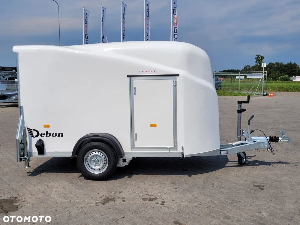 Debon Przyczepa kontener furgon box DMC1300kg Cargo 300x150x170cm rampa tylna aluminiowa - 14