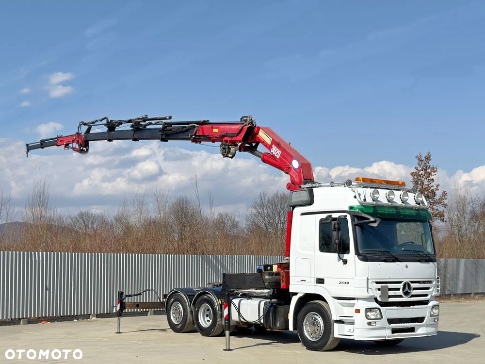 Mercedes-Benz ACTROS 2548 * CIĄGNIK SIODŁOWY + HMF 3622 K4 ( B2 ) + PILOT * 6x2 - 2