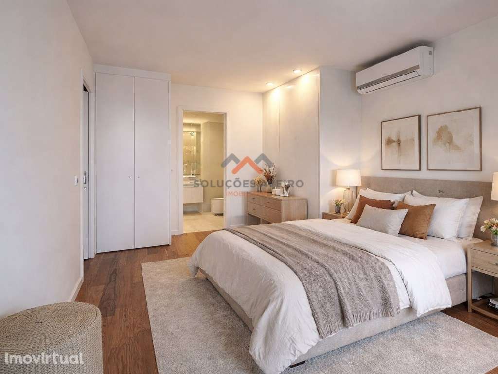 APARTAMENTO T2 DE LUXO NA MELHOR AVENIDA DE AVEIRO COM TERRAÇO PRIV... - Grande imagem: 4/9