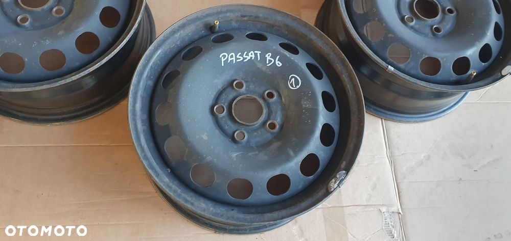 Felgi stalowe koła VW 5x112 6.5J ET50 16" R16 VW Passat B6 1K0601027A - 4