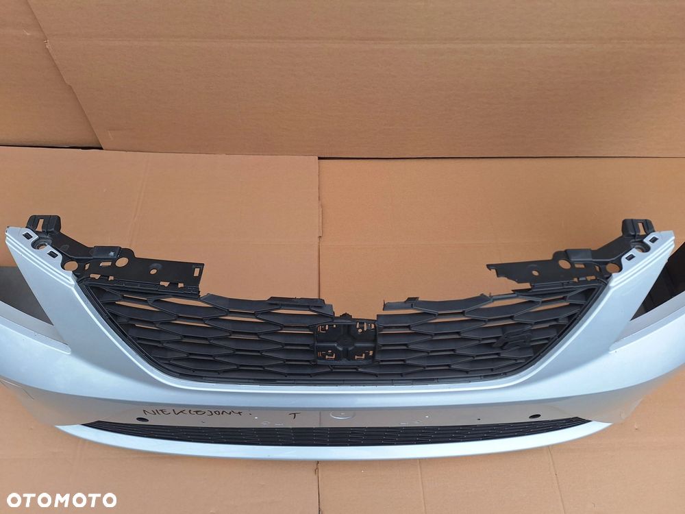 SEAT LEON 3 III FR 12-16r 5F0 NIE KLEJONY! B.ŁADNY ZDERZAK PRZÓD PRZEDNI KRATKA ŚLIZG DOLNY 5F0807221M WYSYŁKA 24H - 4