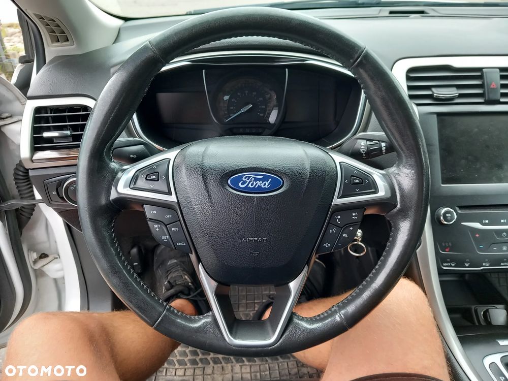 FORD FUSION MONDEO MK5 KIEROWNICA SKÓRA MULTIFUNKCJA - 1