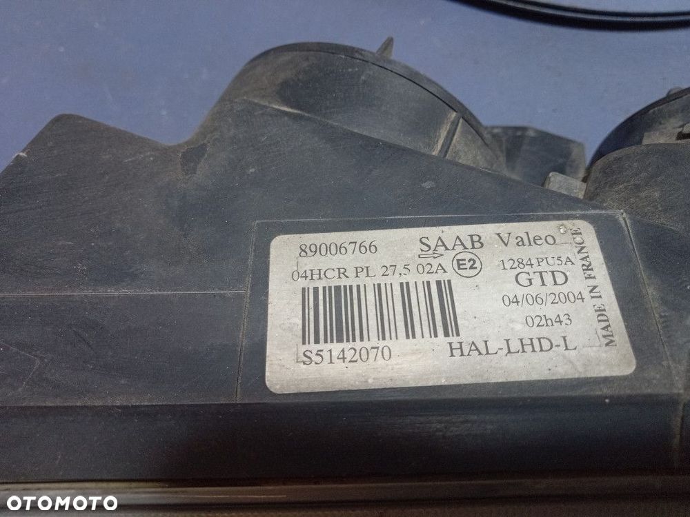 SAAB 9-5 I LIFT REFLEKTOR LEWY LAMPA PRZEDNIA EU 89006766 - 5