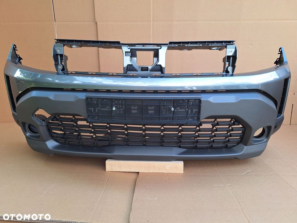 DACIA DUSTER III 24- B.ŁADNY! SZARY MET. ZDERZAK PRZÓD PRZEDNI+PŁYTA+WLOTY POWIETRZA ORYG 620263520R 620221816R WYSYŁKA - 1