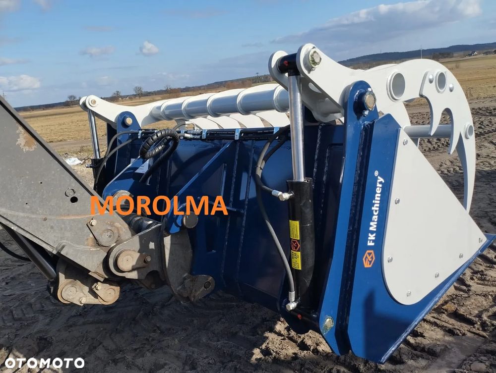 Łyżka z dociskiem łyżkokrokodyl GOLIAT FK MACHINERY 1116kg 1,92m max szczęk łyżkokrokodyl szuflokrokodyl - 12