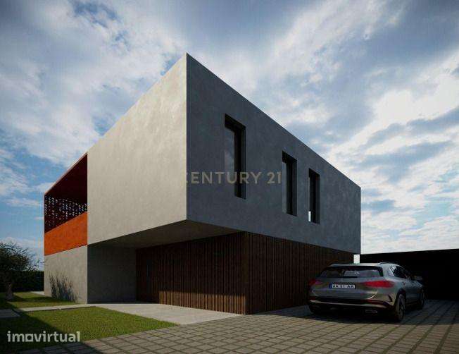 Moradia T4 de Arquitetura Contemporânea com Piscina na Aroeira - Grande imagem: 2/27