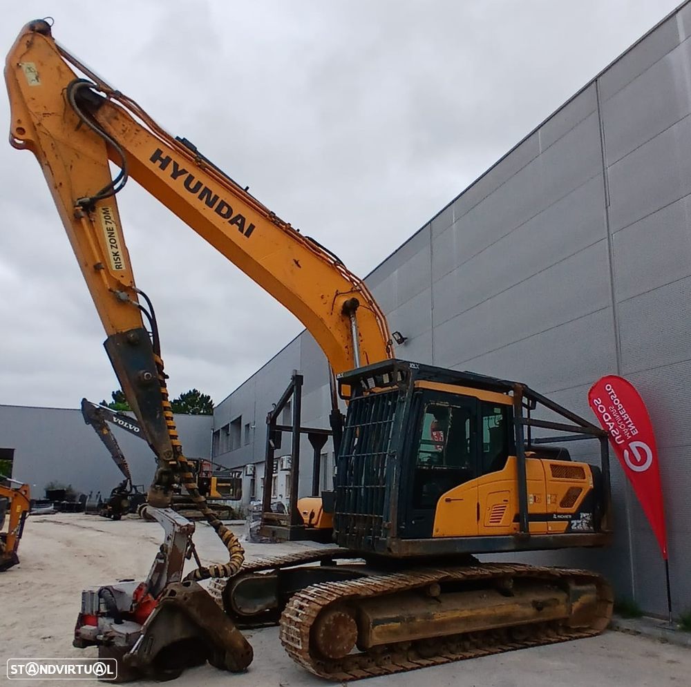 Hyundai HX220L e Cabeça Logmax 6000 Escavadora Florestal - 1