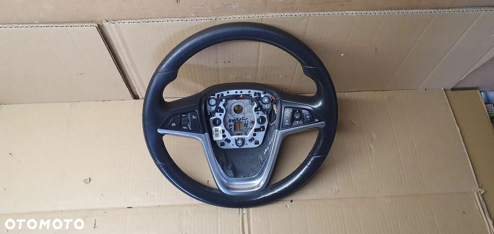 Kierownica multifunkcyjna multifunkcja skórzana skóra Opel Insignia A 13316547 - 2