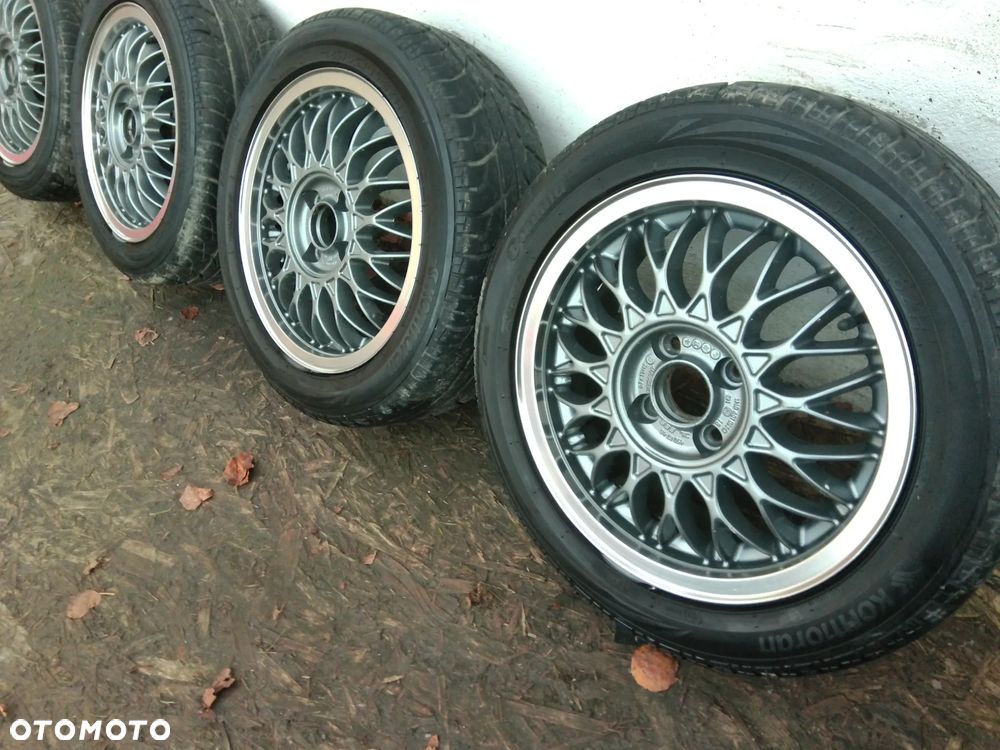 VW GOLF III POLO 1H0601025Q FELGI ALUFELGI BBS 450 Z OPONAMI 15 ET 45 6J 15" 4 X 100 - 15