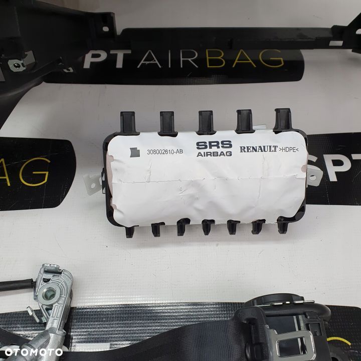 RENAULT MEGANE 4 IV DESKA ROZDZIELCZA HEAD UP KONSOLA KOKPIT PULPIT PODUSZKI AIRBAG AIR BAG PASY KIT SET - 10