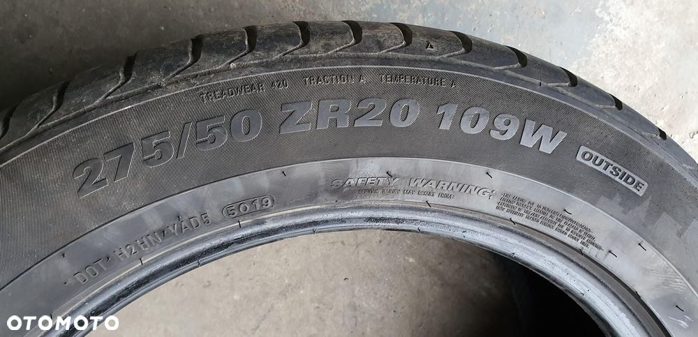 OPONA KUMHO CRUGEN HP91 275/50/R20 5019 5MM 1SZT - 3