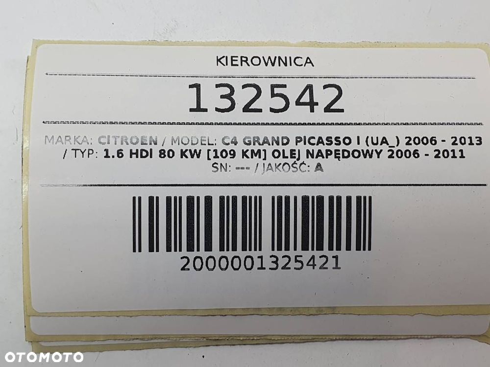 KIEROWNICA Z PODUSZKĄ AIRBAG MULTIFUNKCJA SKÓRA EUROPA - 13